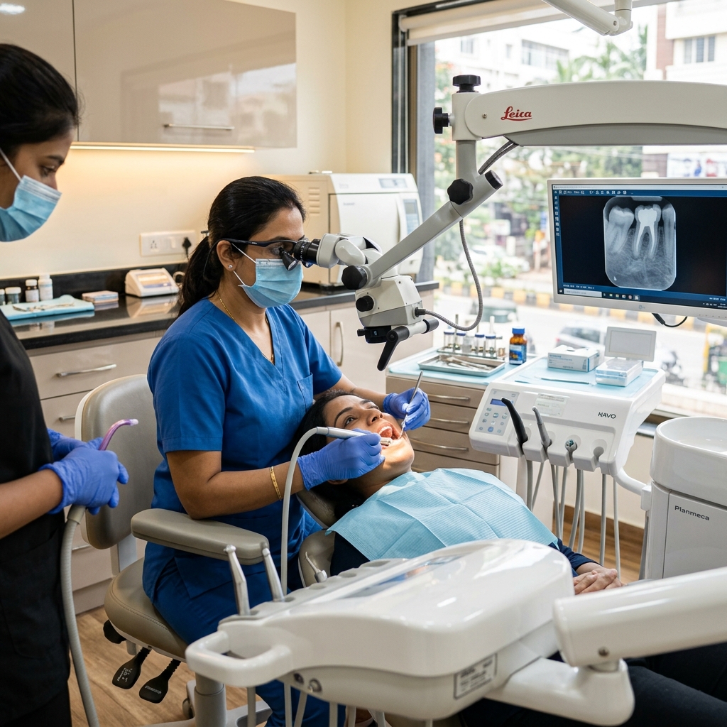 Root Canal Treatment The Speciality Dental Clinic Kalyani Nagar & Wadgaon Sheri, Pune